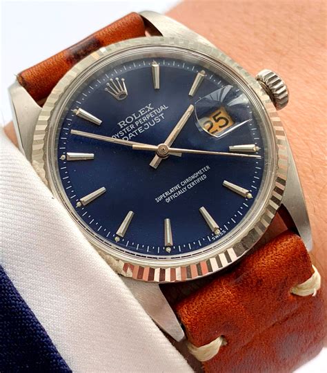 rolex datejust perpetual leather|vintage Rolex Datejust 36mm.